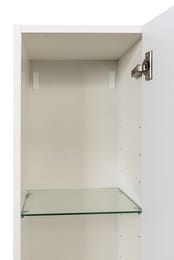 Шкаф-пенал La Fenice Cubo Bianco 30 см (300х300х1610) белый матовый FNC-05-CUB-B-30