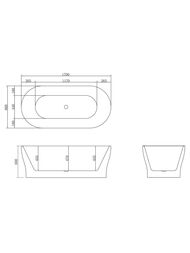 ����� ��������� BelBagno BB405-1700-800  1700�800�600 ��������, ���������������, ���������, �����