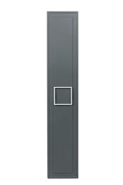 Шкаф-пенал La Fenice Cubo Grigio 30 см (300х300х1610) серый матовый FNC-05-CUB-G-30