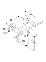 ��������� KLUDI Nova Fonte Puristic ��� �����/����, ���������, �������������,����� ������� 205405315
