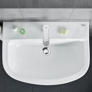 Смеситель Grohe BauEdge 23758000 для умывальника однорычажный, M-Size,сливной гарнитур, хром