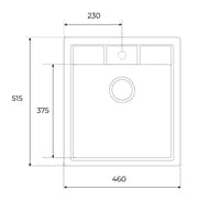 ����� TEKA ESTELA 45 S-TQ 1B MARBLE WHITE 40148074  (460�515) �������,� ���.��� ������,����� ������