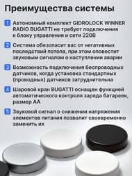     Gidrlock WINNER RADIO BUGATTI 1/2", , 31204021