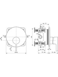 Ideal Standard JOY ��������� ��� ���� A7382A2 ������������, �������������