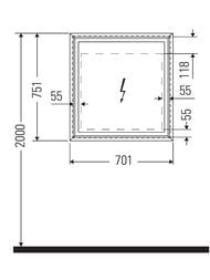 - Duravit L-Cube (650700154) ,  ,   LC7650R18180000