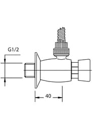 Клапан для душа MOFEM 169-0008-00 автоматический, цвет: хром