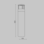 ����������� ���������� Maytoni Wolseley Road (�������� ����) O011FL-L6B, 3000� 6�� IP 54, ������