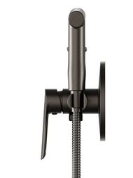 Смеситель с гигиеническим душем ESKO Lagos Gun Metal встраиваемый, однозахватный LGSMHGM — изображение 5