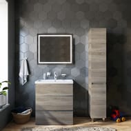 Шкаф-колонна AM.PM Gem S напольный, правый (300x320x1900) цвет: светлый дуб M91CSR0306OF