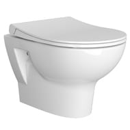 Унитаз подвесной Vitra Zentrum 355х500х350 с сиденьем,антибактер. покрытие,безободков. 5795B003-6077