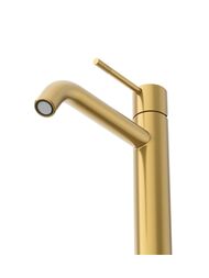 Смеситель CEZARES RELAX RELAX-LC1-BORO-W0 185 мм,для раковины,однозахват,фиксир.излив,браш.золото