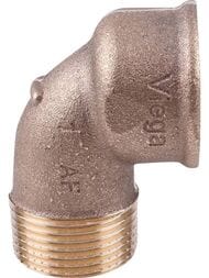 #*>Уголок VIEGA 1/2"НВ 90°, бронза арт. 264 024