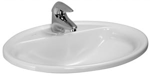 Раковина Laufen PRO B 8.1395.1.000.104.1 (560х440х185) встраиваемая сверху, отверстие под смеситель