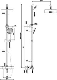 ������� ������� Cersanit BRASKO BLACK 63112 ��������� ���������, �������/������ ���, ������