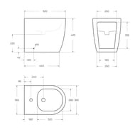 ������� ��� ������� BelBagno Marmi � �����������, ����� BB052SC