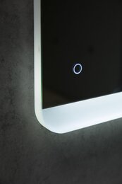 Зеркало BelBagno (700x30x700) с подсветкой и сенсорным выключателем SPC-CEZ-700-700-LED-TCH