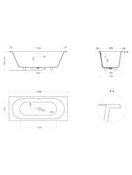 ����� ������������ Salini Ornella Axis Kit (1700�700�600) S-Sense,���.������,����� ��������� 104713G