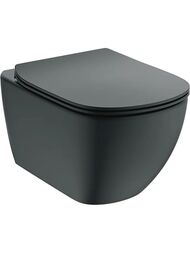Унитаз подвесной Ideal Standard IdealMood 535х365 без ободка, сиденье микролифт, черный мат. T4665V3