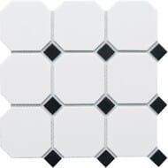   Starmosaic Octagon big White/Black Matt (3003006) + CLA006 (.)