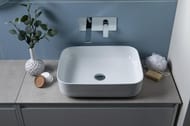 Раковина накладная Aquanet Soul-1-MB 500х400х135 без перелива и отв. под смеситель, белый 211282