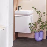 Тумба с раковиной Burgbad B.Me 500х640х340 подвесная, правая, 1 ящ, белый матовый SGUC050RF5981C0037