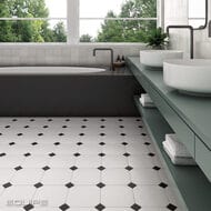 Керамогранитная плитка EQUIPE OCTAGON Blanco Mate (200х200) белая (кв.м.)