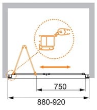    Cezares Anima (9001950) ANIMA-W-BS-90-P-Cr  , 