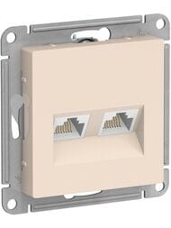 ������� Systeme Electric ATLASDESIGN ������� ������������ RJ45+RJ45 ��������� 5E ������� ATN000285