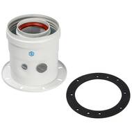 Адаптер для котла вертикал коакс. STOUT DN60/100,совместим с Bosch, Buderus SCA-6010-240100
