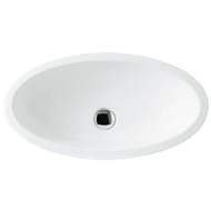 Раковина накладная Simas LFT SPAZIO (630х330х175) без отверстия под смеситель, белая LFT 64 bia