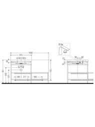 ������� � ��������� Duravit Happy D.2 Plus 1600�850�490 2 �����, ���� ������, ��� ����. HP4853O7171