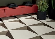 Керамогранитная плитка ColiseumGres Fiamma White Ins Frame Nat (600х600х9) 610080000235 (кв.м.)