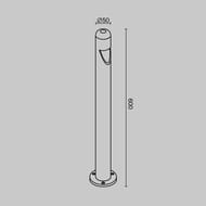 ����������� ���������� Maytoni Hagen (�����) O423FL-L5GF, 3000� 5�� IP 65, ������