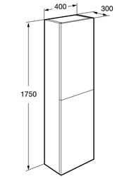 ����-������� Roca Ona Ivory 1750, 345x250x1504 �������� ����� ZRU9307864