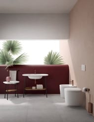 Биде Vitra Plural подвесное 550 мм, антибактериальное покрытие, перелив, белый мат. 7831B401-0288