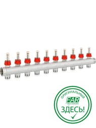 ��������� �������� FAR 1"�� �� 10 ������� 3/4" EU , � ������������, FK 3980 13410