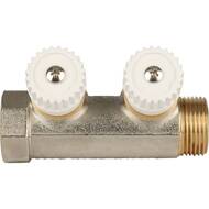 Коллектор распределительный STOUT 3/4", 2 отвода 3/4"ЕК SMB 6851 343402