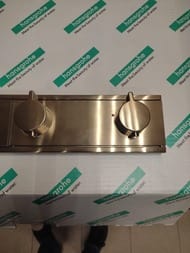 Уценка! Смеситель для душа Hansgrohe RainSelect термостат 2 потр., внешн. часть, бронза 15380140 - уценка. — изображение 4