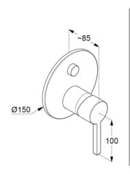 ��������� KLUDI Nova Fonte Puristic ��� �����/���� ������������, �����. �����, ���� 207590515