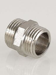 Ниппель VALTEC  1/2" латунь никелированная VTr.582.N.0004
