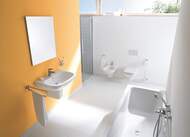 Умывальник DURAVIT D-CODE 650х500х180 отверстие под смеситель, перелив 23106500002