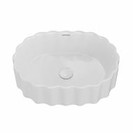 Раковина KERAMA MARAZZI AMAREMARE Artbasin Conchiglia накладная, 500х366х180, белая гл. CC.wb.50\WHT