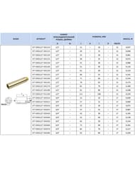 Удлинитель STOUT 3/4"х30мм, латунь, арт.SFT-0001-003430