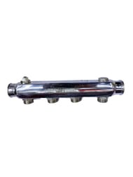 Коллектор VALTEC 1" на 4 выхода евроконус 3/4" нерж. м/о 50 мм VTc.505.SS.060504