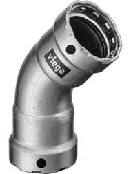 ���� 45� ����� VIEGA Megapress 1/2" DN15 SC-Contur, �������. �����. �����,   694579