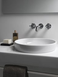 Раковина VITRA Water Jewels 400х400 антибактериальное покрытие, белый  4334B003-1361