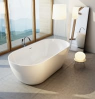 Ванна акриловая RAVAK FREEDOM 169x80 отдельностоящая, овальная, белая