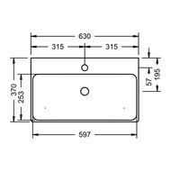 ����� � ��������� Burgbad Lin20 630�710�370 ���������, 2 �����, ��� ������� SGHB063F5354
