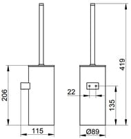 ����� ��� ������� Keuco Moll ���������, ����/����� 12769010100