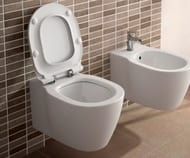 Инсталляция Ideal Standard с подвесным унитазом Connect с сиденьем-микролифт, кнопка хром E212701